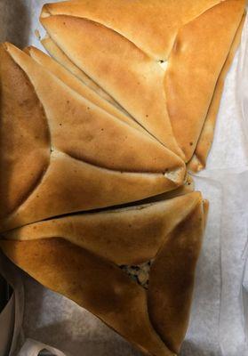 Spinach & cheese (bottom) & Cheese Borek (middle & up)