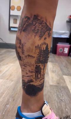 Leg half sleeve