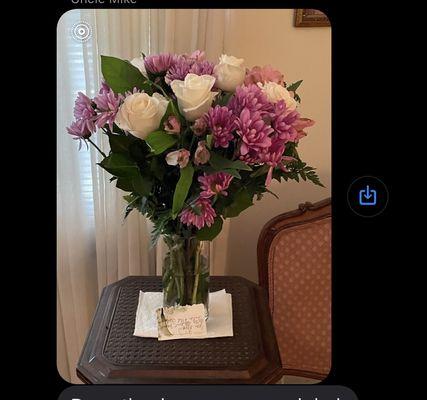 The first delivery which was nothing like "Cherished Bouquet" nor was it even pretty. They made NO attempt .