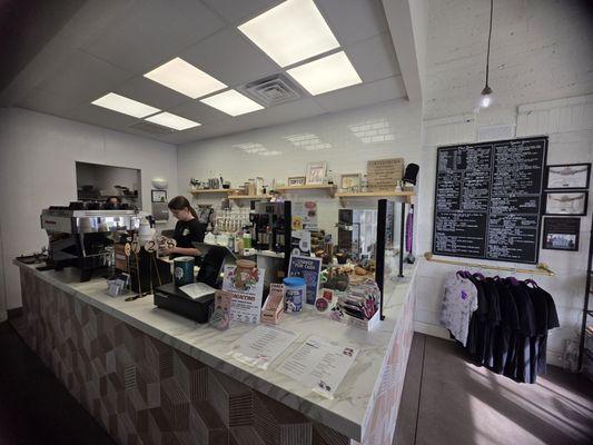 The counter where you order