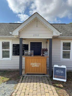 Our coffee cart in Waxhaw.