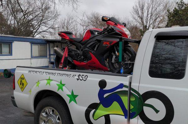 Pepper Motorcycle Towing