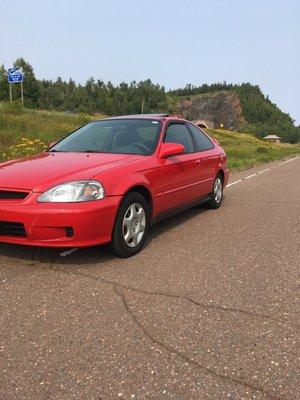 Car freshly detailed
