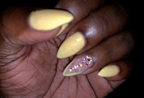 Nails they removed and replaced with that mess 