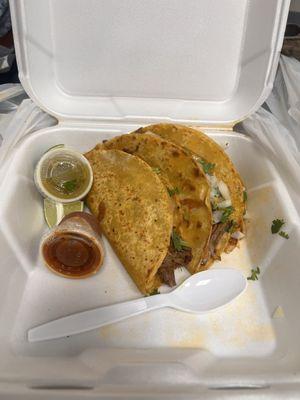 Birria tacos