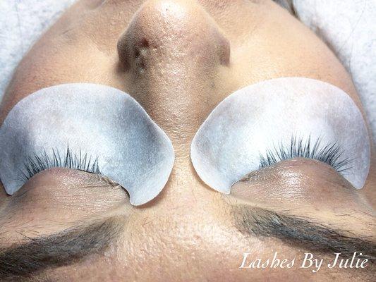 Before and after of Julie's work