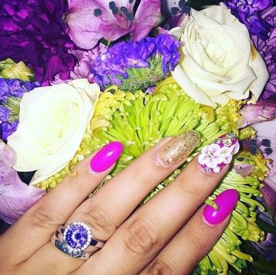 My favorite nails ever! I went in with a picture and mine ended up being better