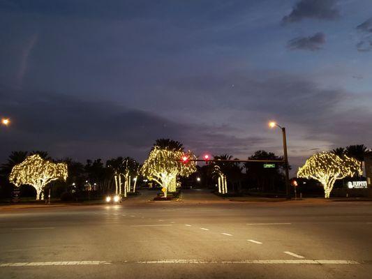 Passing by the community, someone is in the Christmas Spirit.