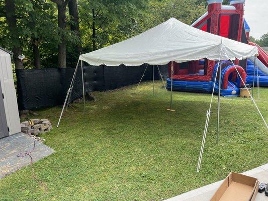 tent & bounce house