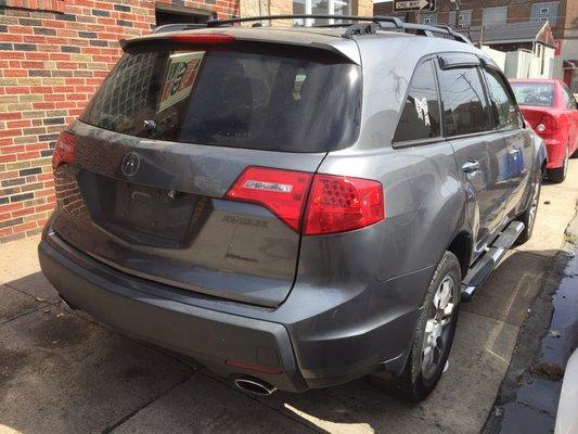 Acura full paint The car had scratches all over and minor dents Before