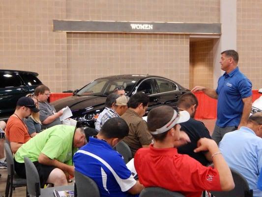 Allstate Luxury car training class that we take