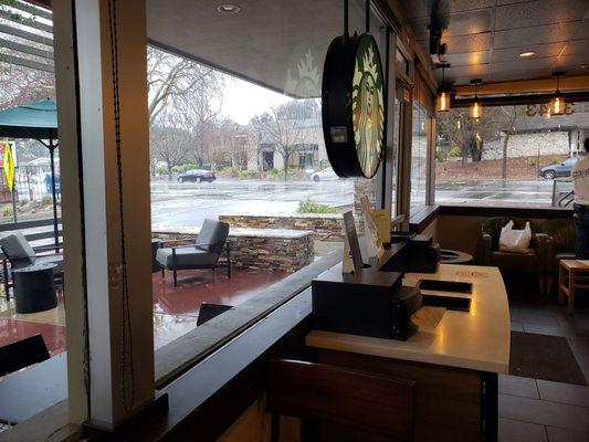 The view from inside...