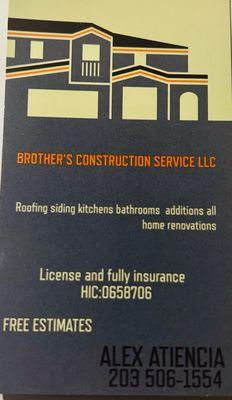 Brother's Construction Service