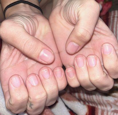 $68..for the worst manicure i've ever had, felt very unwanted with how she was rushing to get me out.