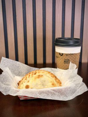 BF - Beef Empanadas and Coffee & Milk