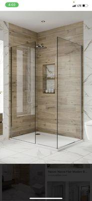 Shower glass