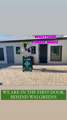 ENTRANCE IN THE BACK BUILDING AND BEHIND WALGREENS