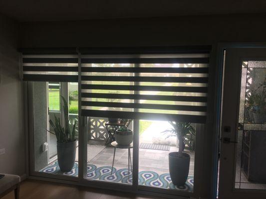 Zebra shades, diffuse light beautifully