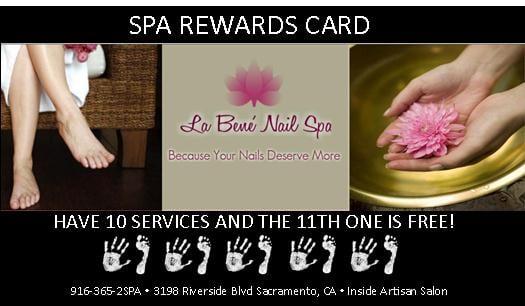 Spa Rewards Card