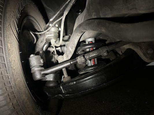 Brake caliper was not connected right ABS hose was not corrected right my caliper bolt was loose. The truck was unsafe to drive