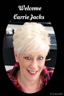 Welcome Carrie Jacks as our newest addition!