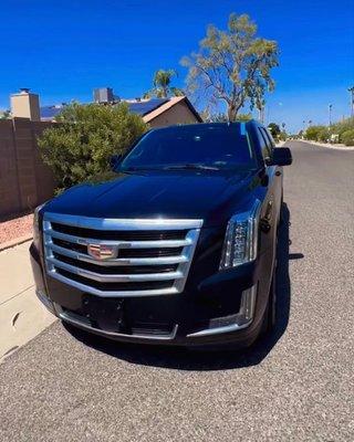 Windshield and Calibration Service on Escalade