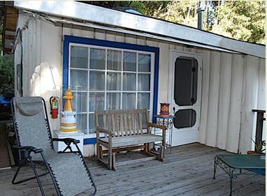 Tara Home (hospice cabin in the redwoods at Land of Medicine Buddha)