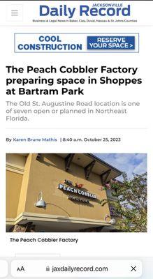 Opening Fall 2023 !!!