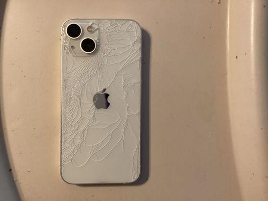 Dropped my phone off a roof