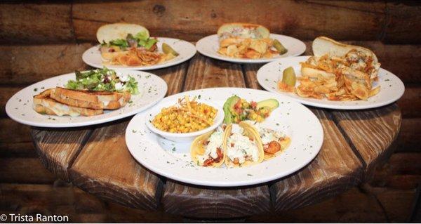 Last weeks entree lunch menu