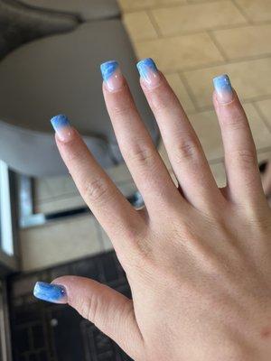 These are the best nails they have ever done and that's it