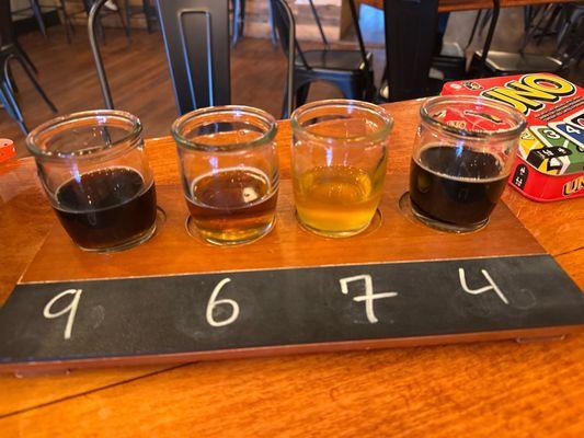Flight of beer! $10!