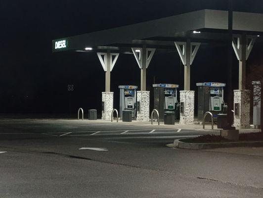 Diesel is separate to boot