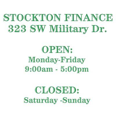 Stockton Finance