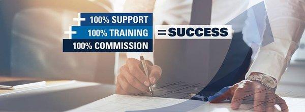 National, full service, 100% commission brokerage which understands the needs of agents & clients.