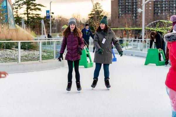 Great to Skate the Howard Park Ice Skating Ribbon, Howard Park on Jefferson & St Louis Blvd South Bend Indiana www.visithowardpark.com