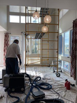 Clean Drapes on Site