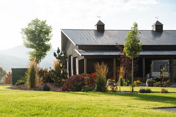 Beautiful mountainous landscape in Eden, Utah.