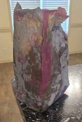 Arbys Cheesesteak bag