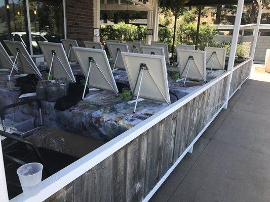 Bushfire Kitchen offering painting classes that Saturday