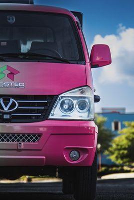 Mobile billboard truck in Pensacola