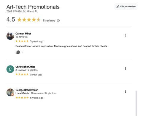 Employees, posting fake reviews, pretending to be customers.