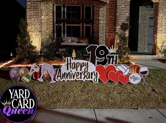 Yard Card Queen-Mansfield