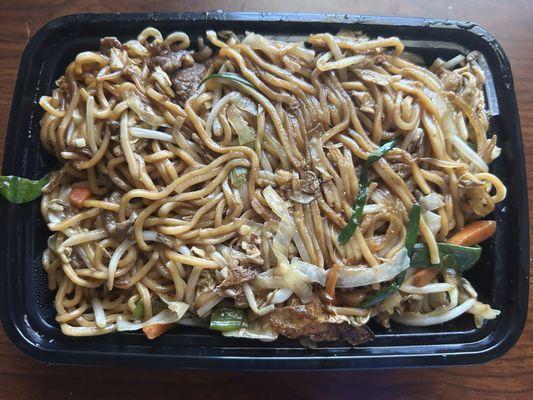 Beef chow mein