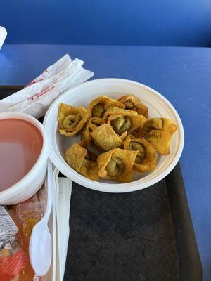 Pork wonton's.