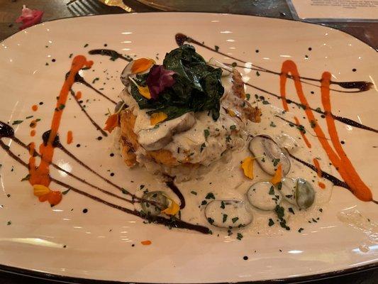 Chicken breast on Risotto