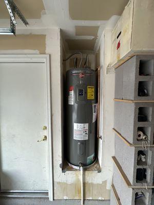 New water heater! Wahoo