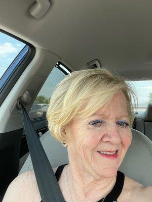 My 1st appt with Michelle Castor of Donatella Salon