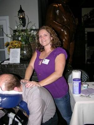 chair massage event