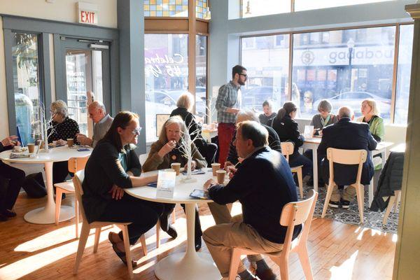 The Cafe's Seating Area.